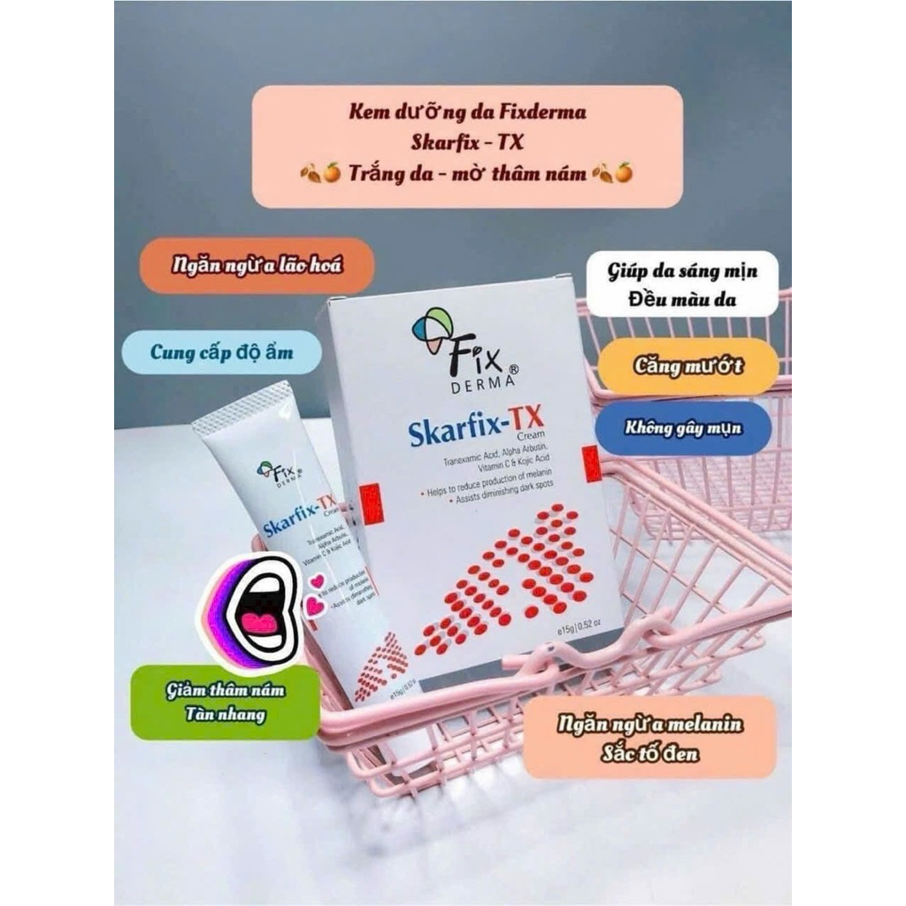 KEM 𝐒𝐊𝐀𝐑𝐅𝐈𝐗 -𝐓𝐗 𝐅𝐈𝐗𝐃𝐄𝐑𝐌𝐀 THÂM MỤN