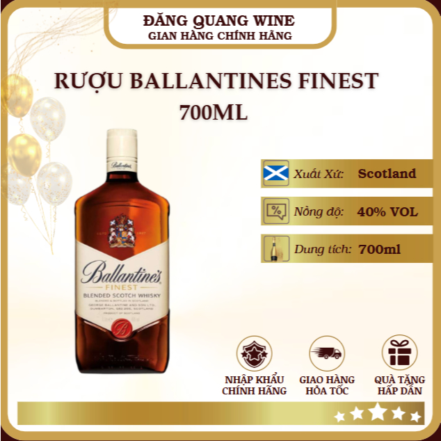 Rượu Ballantines Finest 700ml