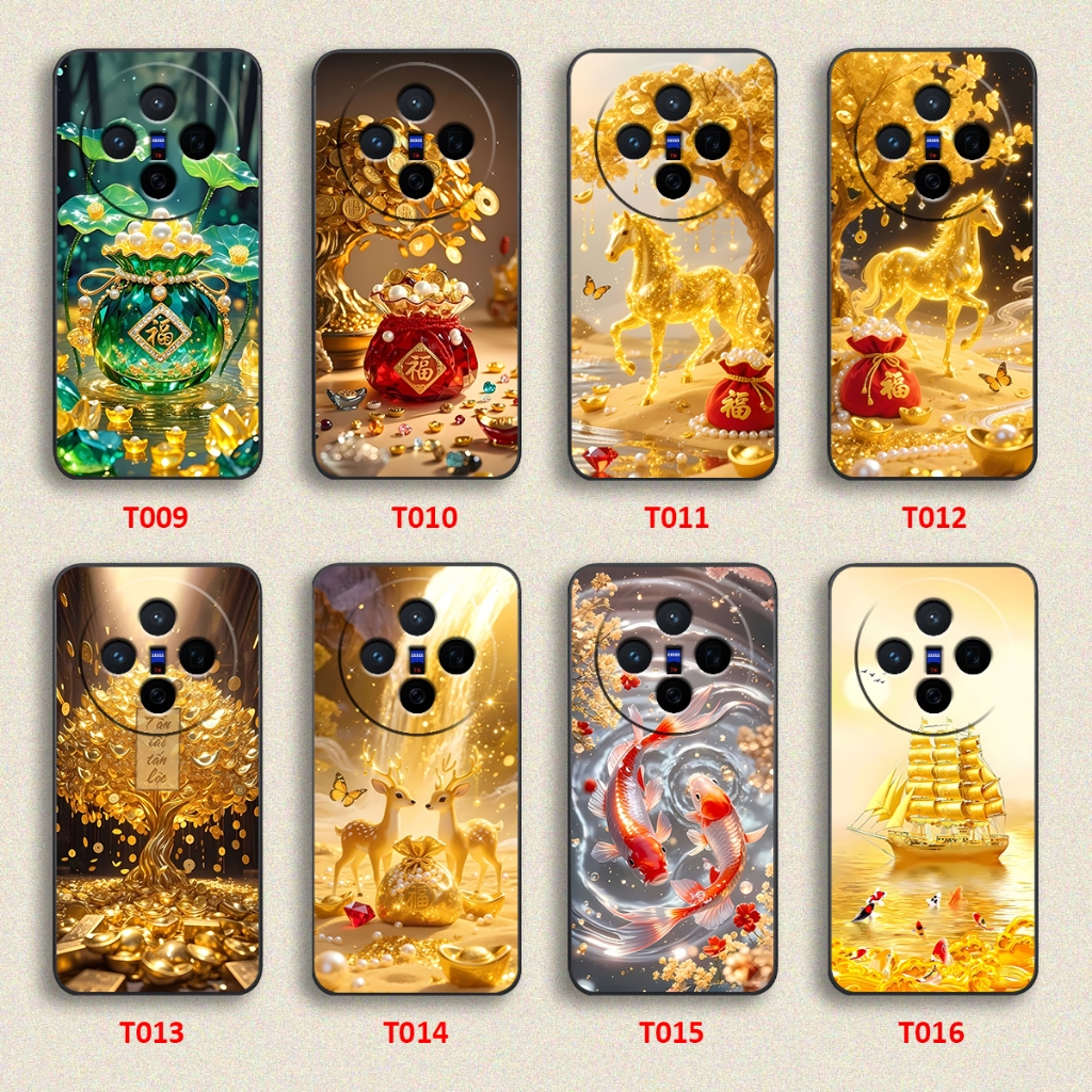 Ốp lưng Vivo X200 5G / X200 PRO 5G / X200 PRO MINI hình phong thủy,tài lộc,túi thần tài