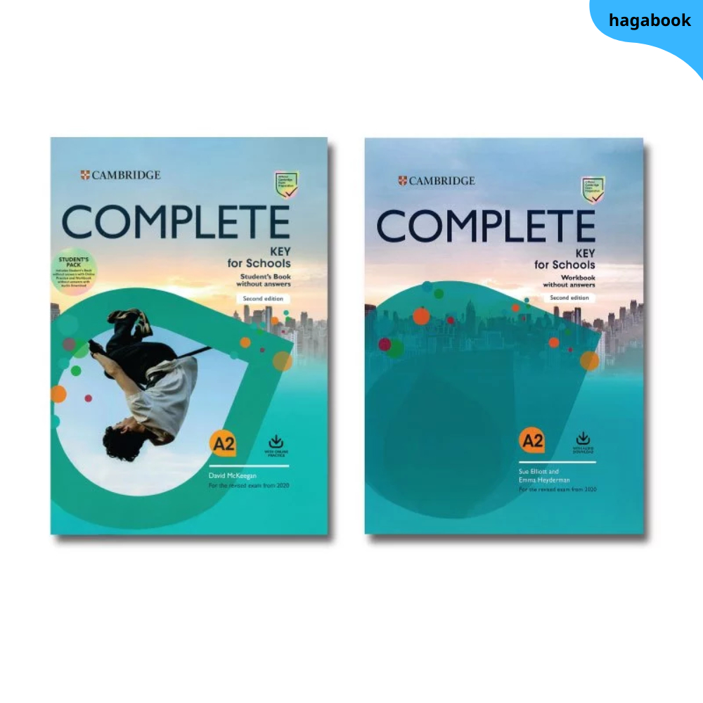 Sách - Complete Key for School A2 - Bộ 2 Cuốn (Sách Học + Sách Bài Tập) - Bản in laser sắc nét