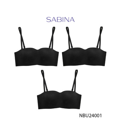 Combo 3 Áo Lót Mút Mỏng Cup Ngang Không Gọng Không Viền May Màu Trơn Braless Pretty Perfect By Sabina NBU24001