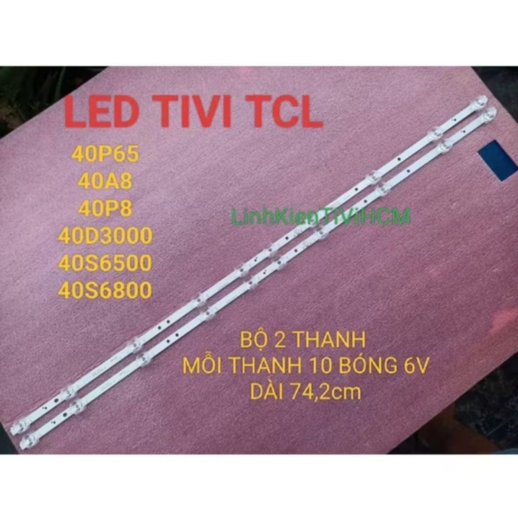 Bộ led tivi asanzo 40p65 40A8 40p8 40s6500