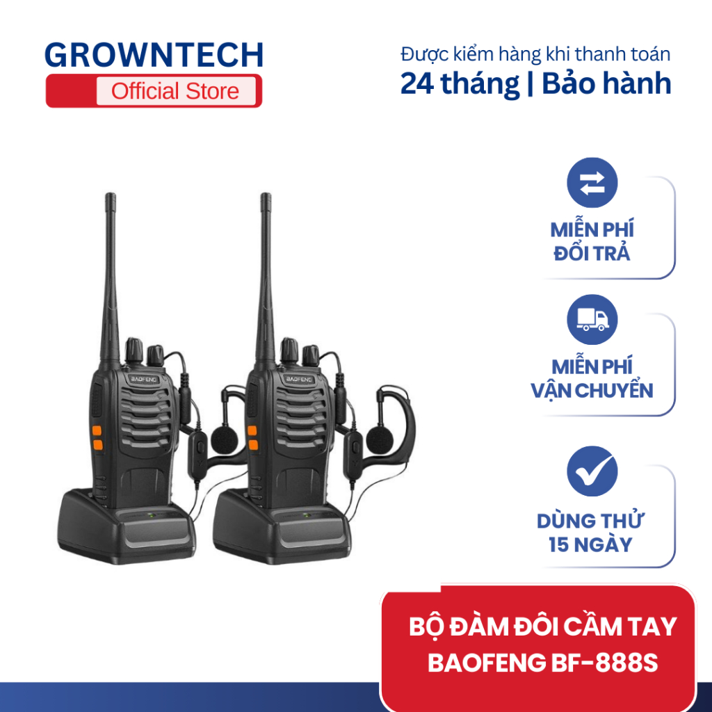 BỘ ĐÀM ĐÔI CẦM TAY BAOFENG BF-888S