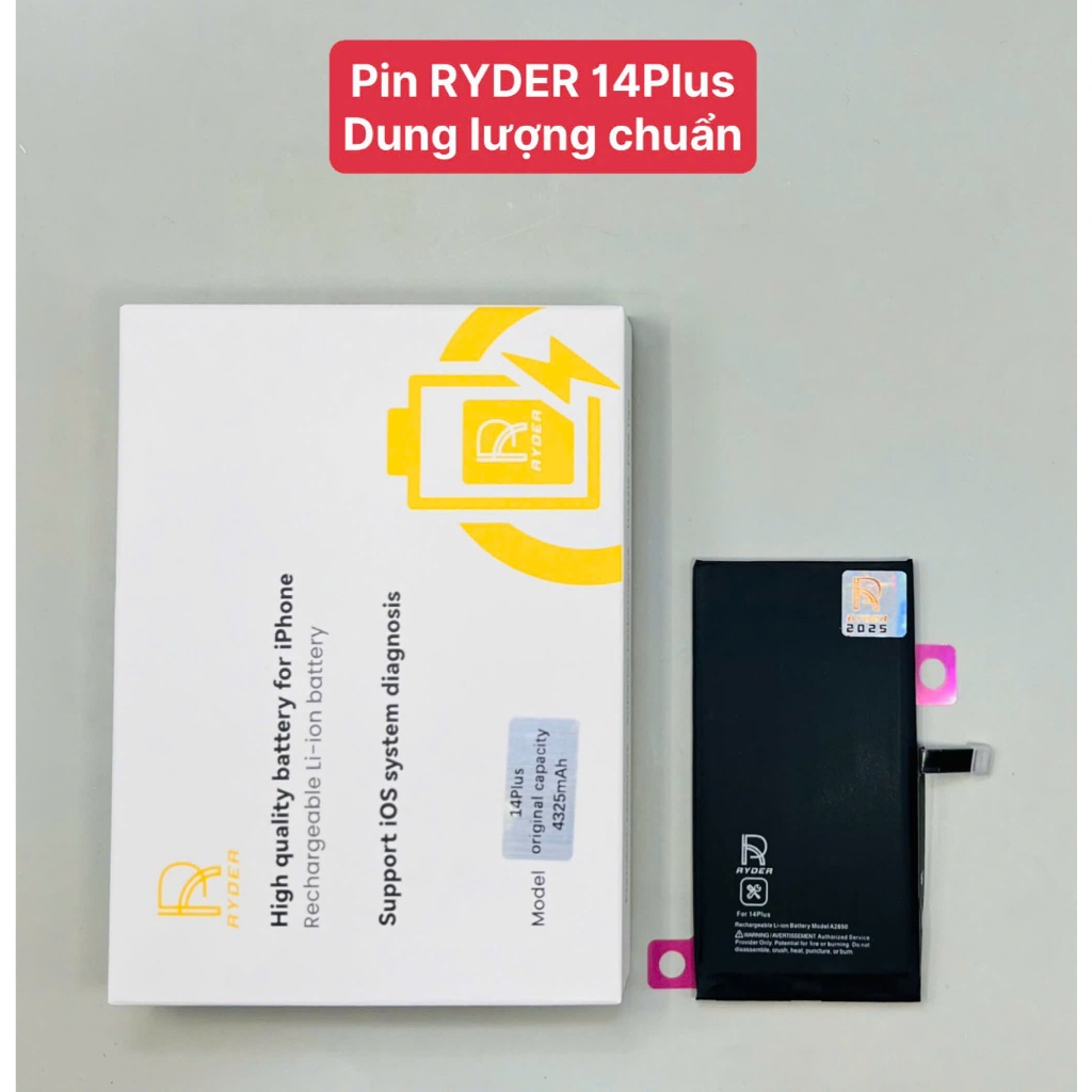 PIN CHẨN ĐOÁN 14 PLUS, DUNG LƯỢNG CHUẨN, CHÍNH HÃNG