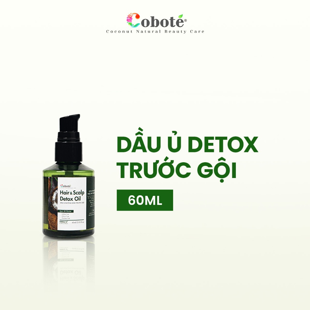 Dầu ủ dưỡng sinh trước gội Cobote 160ml