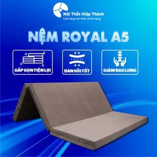Nệm Bông Ép A5 Á Châu – Công Nghệ Ép Nhiệt Hàn Quốc, Phẳng Chắc Không Keo, Gấp Gọn Làm Sofa, Bảo Hành 7 Năm