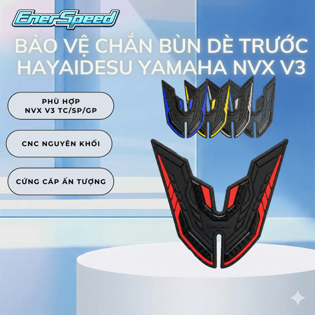 Miếng dán bảo vệ dè trước Hayaidesu cho Yamaha NVX V3 chống trầy xước chính hãng EnerSpeed