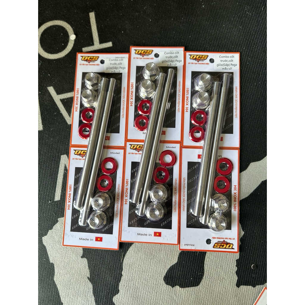 Combo cốt trước và cốt gấp  mẫu v2 cho xe điện PeGa,133 sáng bóng