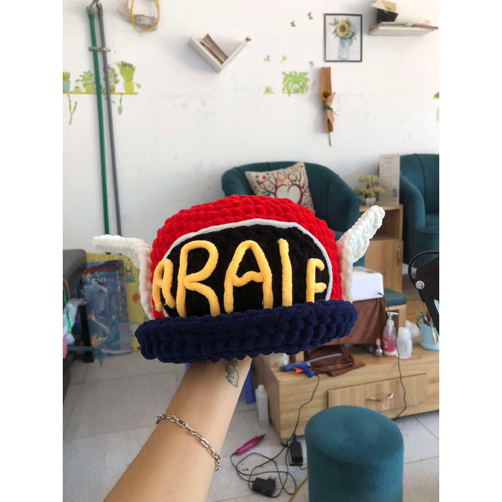 mũ Arale,mũ thiên thần,mũ len