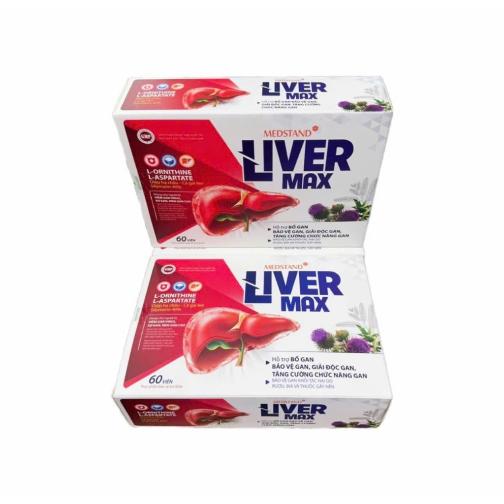 Hỗ trợ tăng cường chức năng gan MEDSTAND LIVER MAX hộp 60 viên