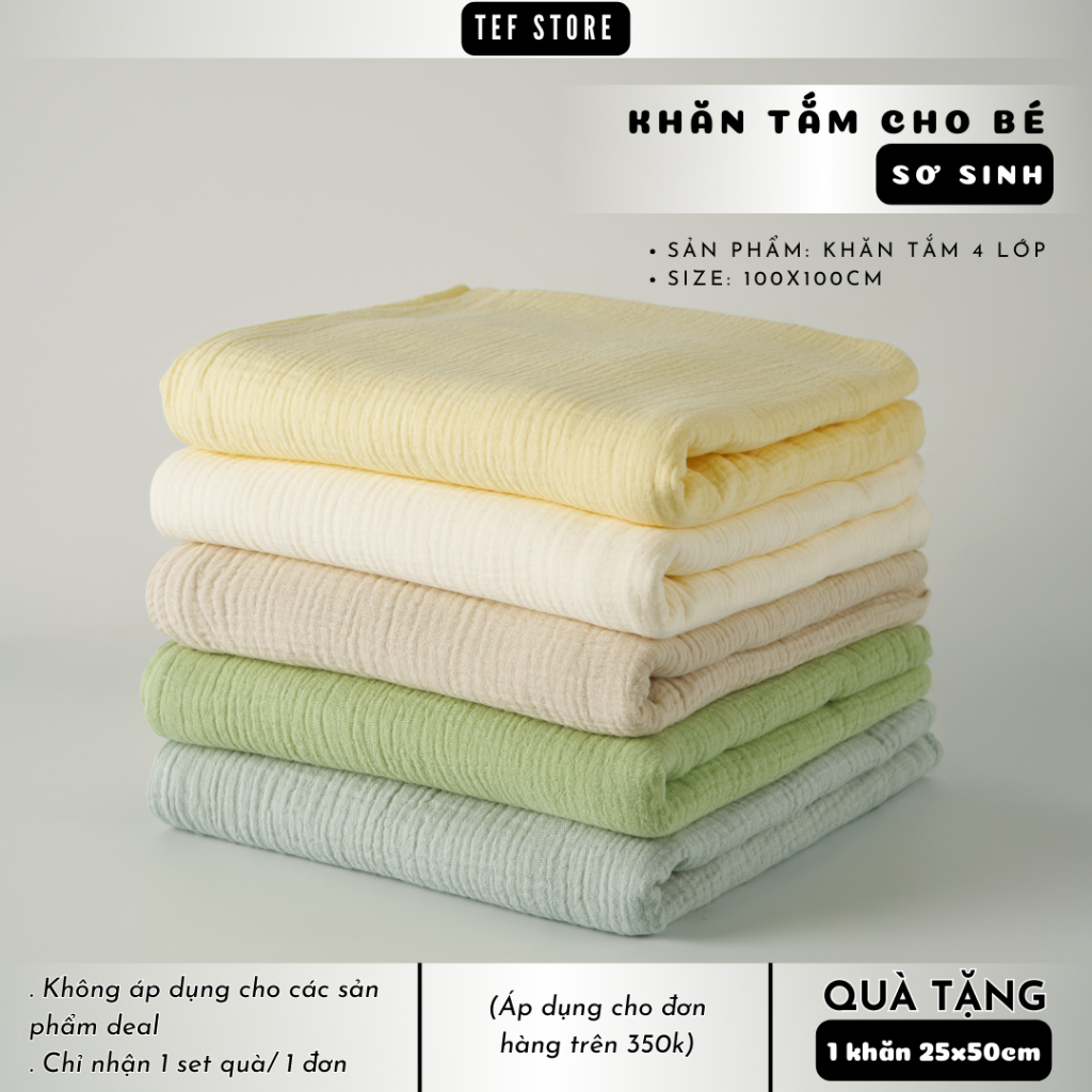 Khăn Ủ Tắm Chăn Đắp Quấn Bé Sơ Sinh