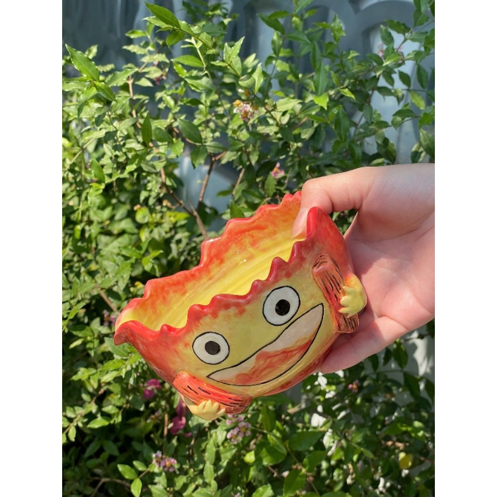 Bát Chawan calcifer đánh matcha