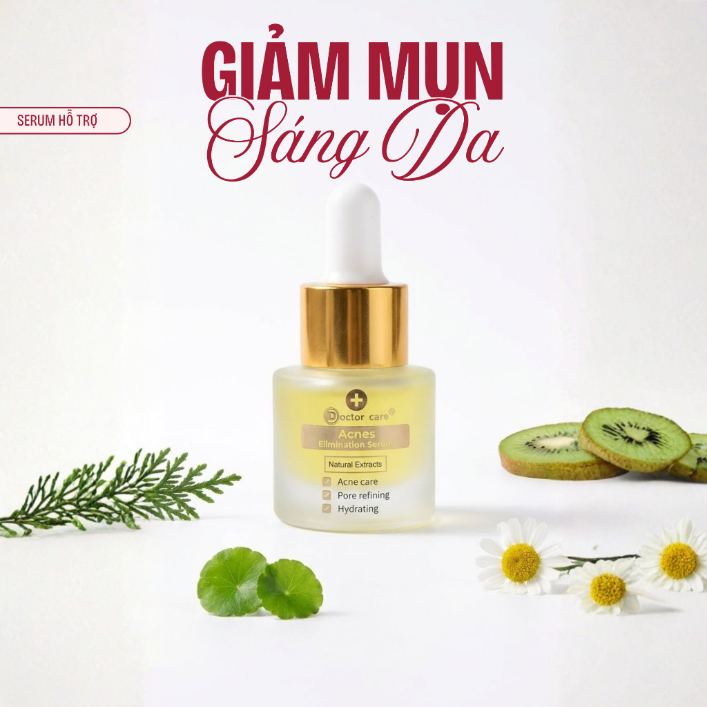 Serum Doctor care hỗ trợ giảm Mụn mờ thâm cho da mụn tuổi dậy thì Doctor Care Acnes Elimination Seru