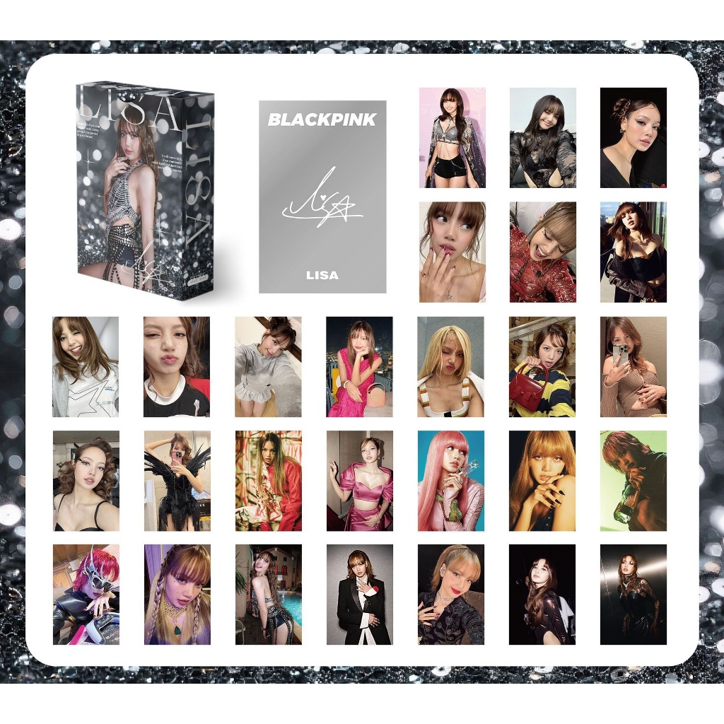 Set 55 lomo card BLACKPINK LISA dễ thương 2026