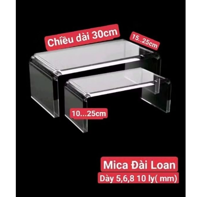 kệ mica Đài Loan ( hcm) trưng bày