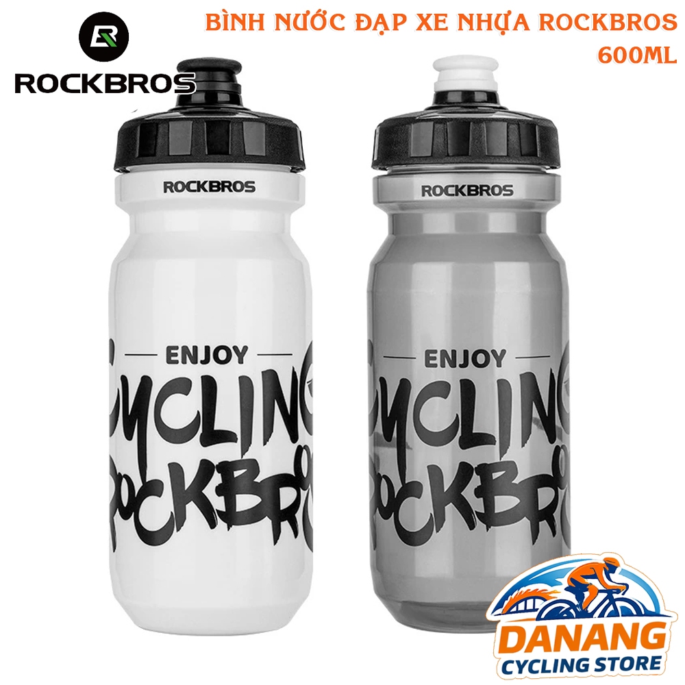 Bình Nước Xe Đạp ROCKBROS 600ml – Nhựa An Toàn