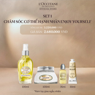 Set Chăm Sóc Cơ Thể Hạnh Nhân Enjoy Love Yourself (Kem tay 30ml giao mùi ngẫu nhiên)