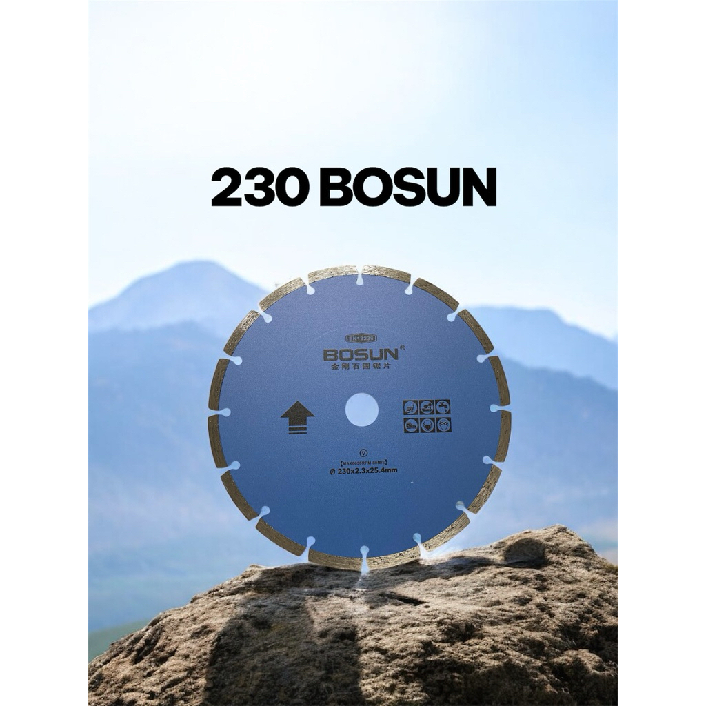 Lưỡi Cắt 230 Bosun Chính Hãng Cắt bê tông cắt Cọc li tâm cắt đá