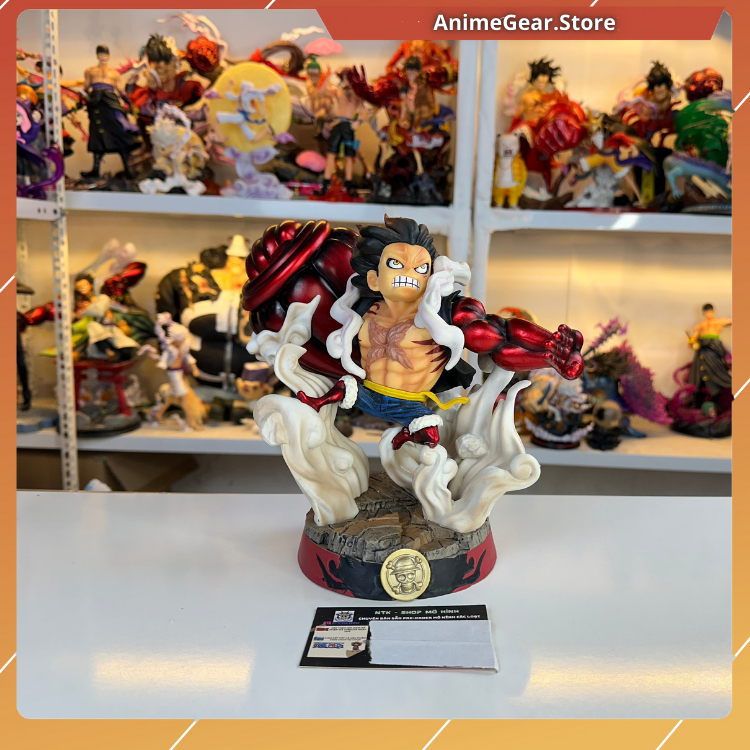[NTKFIGURE FreeShip] Mô Hình Luffy Gear4 Hiệu Ứng Khói Chibi cao 28cm AnimeGear.Store Mô Hình Onepie