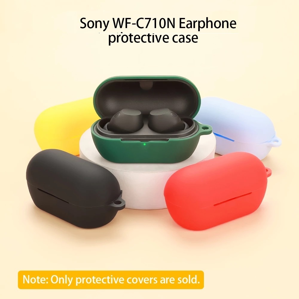 🔥 Ốp Silicone Sony C710, Case Silicon bảo vệ hộp sạc tai nghe bluetooth không dây Sony WF-C710N