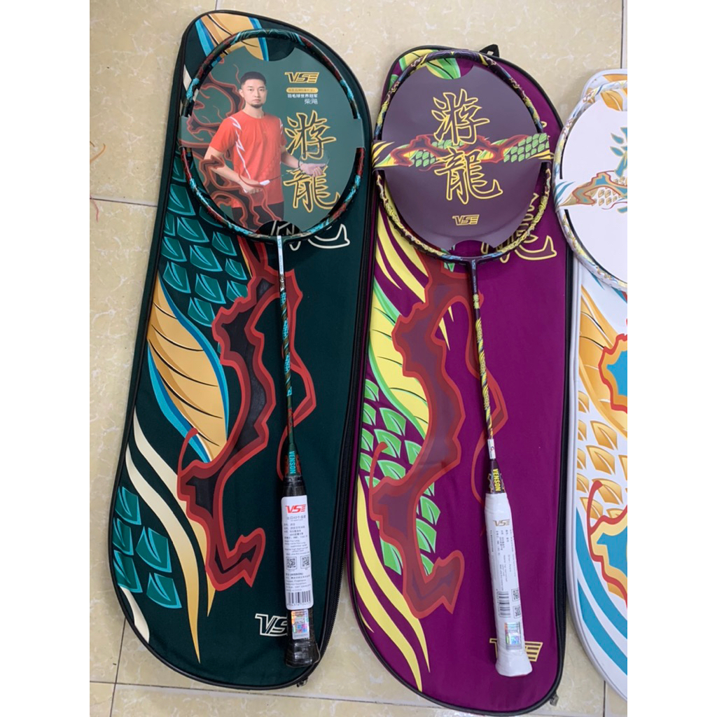 Vợt cầu lôngvs Hằng nga, VS panlong, Vs youlong: tím, trắng, xanh, Vs kongfu rabbit chính Hãng, căng