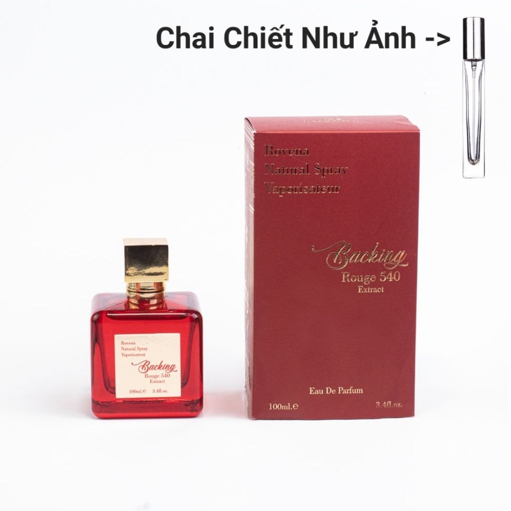 [Nước Hoa Chiết] Mẫu Thử 10ml Nước Hoa Dubai Backing Rouge 540 Extract cho nam nữ.