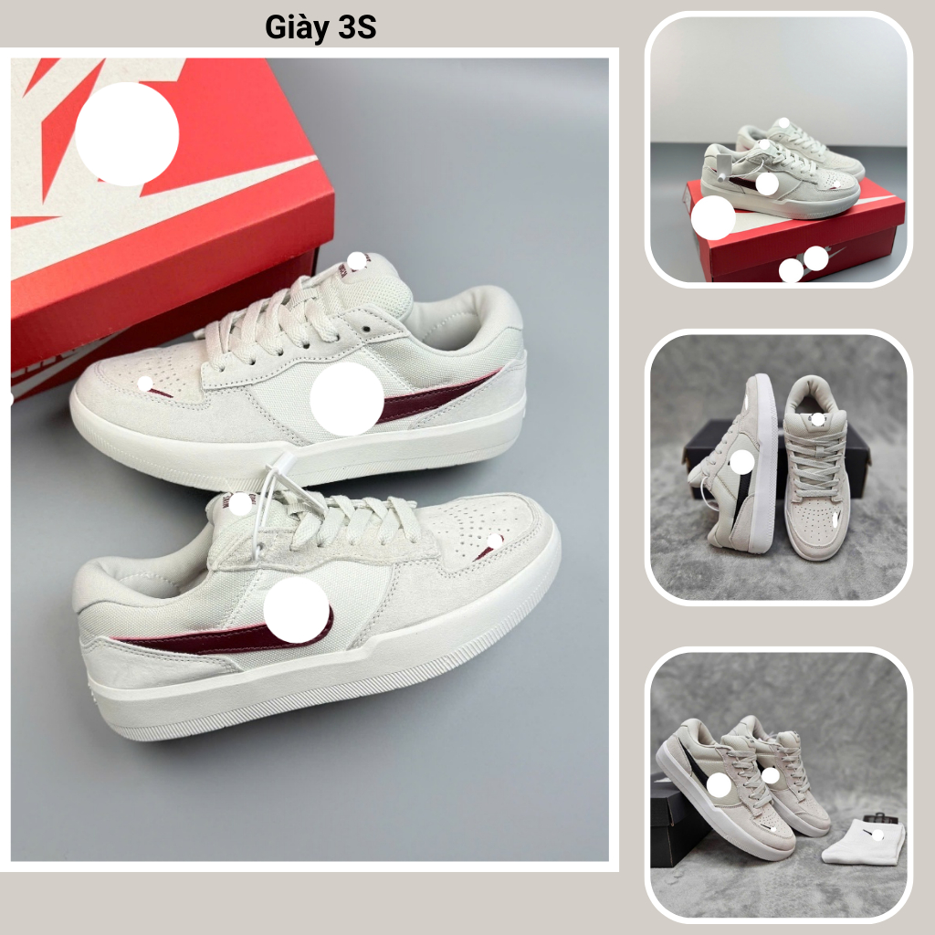 Giày Sneaker SB Đỏ Đen Nam Nữ, Giày Thể Thao 58 Thời Trang Full Box Bill. Shoes Store Ha Noi 1994