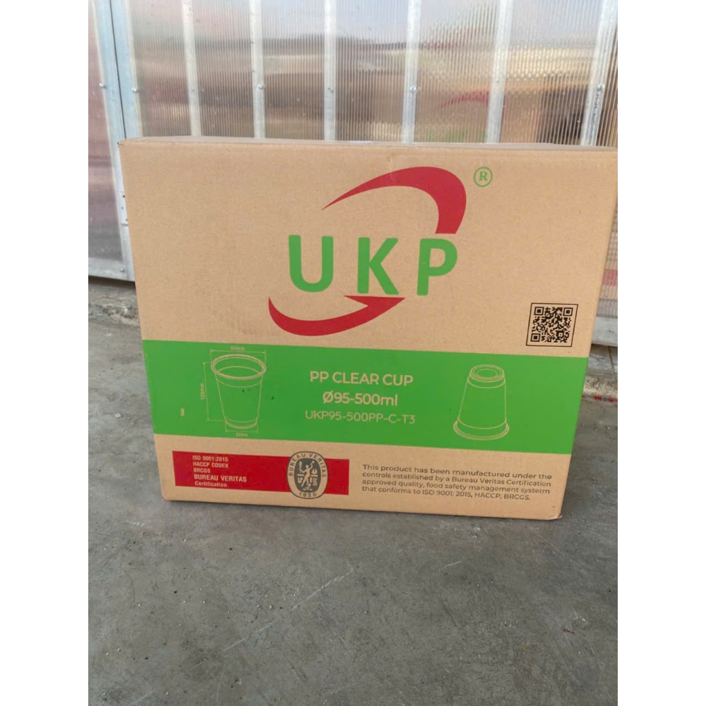 LY UKP 500ML ĐÁY BẰNG DÀY PHI 95 , LY UY KIỆT, SỈ THÙNG 1OOO LY  [ LY KHÔNG KÈM NẮP ]