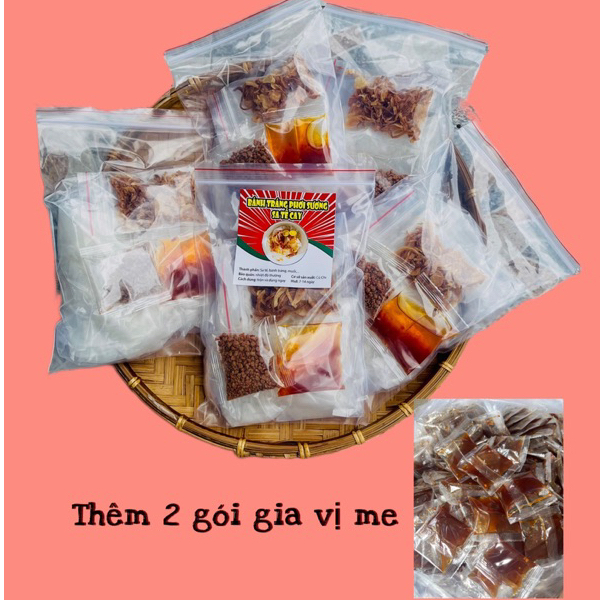 Combo 5 Bịch Bánh Tráng Me Hành Phi Sa Tế Cay Đậm | Lynh Xù