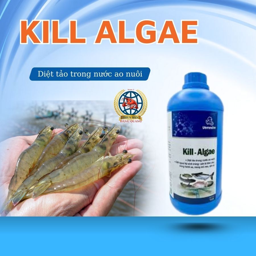 KILL ALGAE - Diệt Tảo Vemedim KILL-ALGAE TÔM 1L_Hàng Chính Hãng