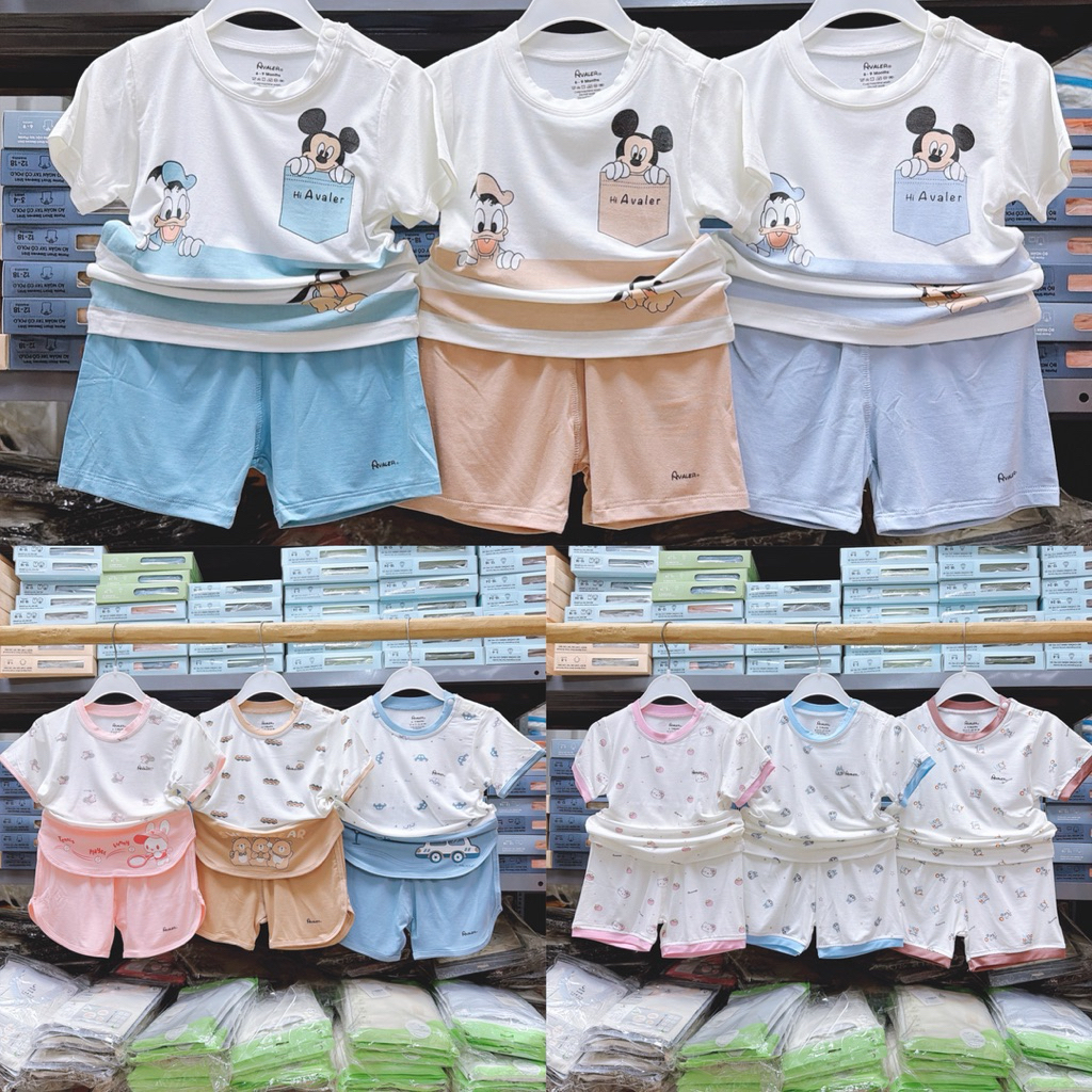 Bộ cộc tay avaler chính hãng cho bé