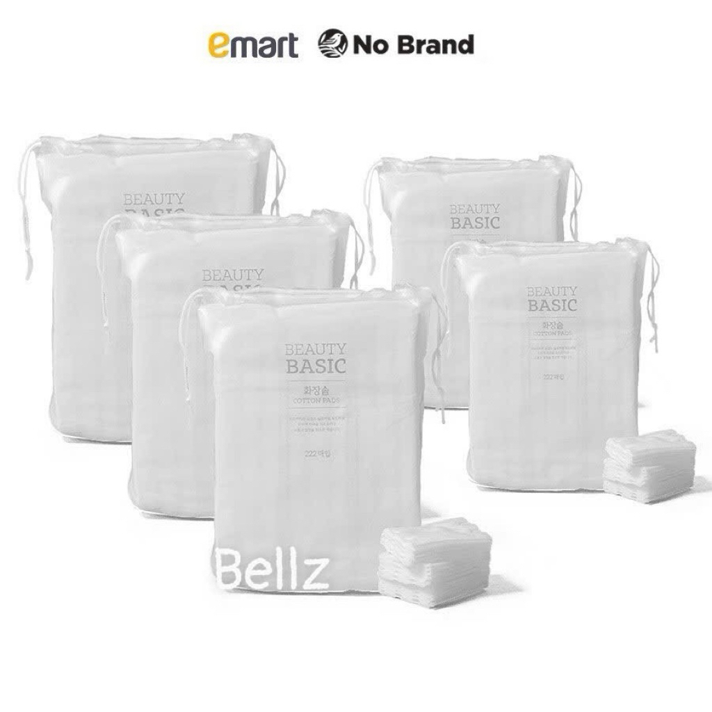 BÔNG TẨY TRANG EMART 222 MIẾNG, MINISO 180 MIẾNG