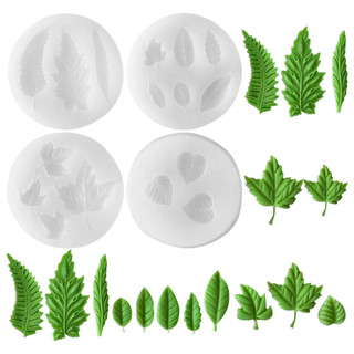 Khuôn silicone lá cây nhiều mẫu