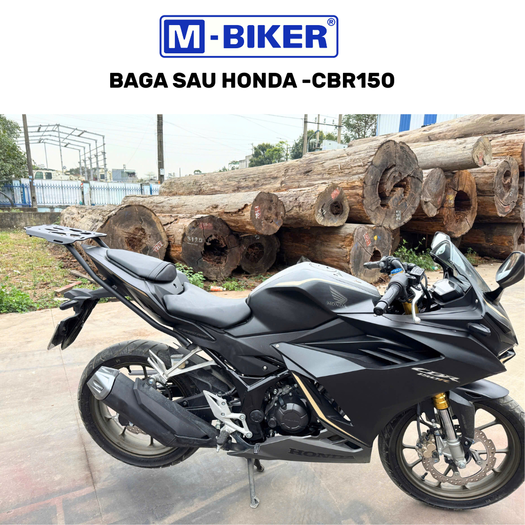 Baga CBR150, Baga sau gắn thùng CBR150,khung hông treo túi hông,CBR150