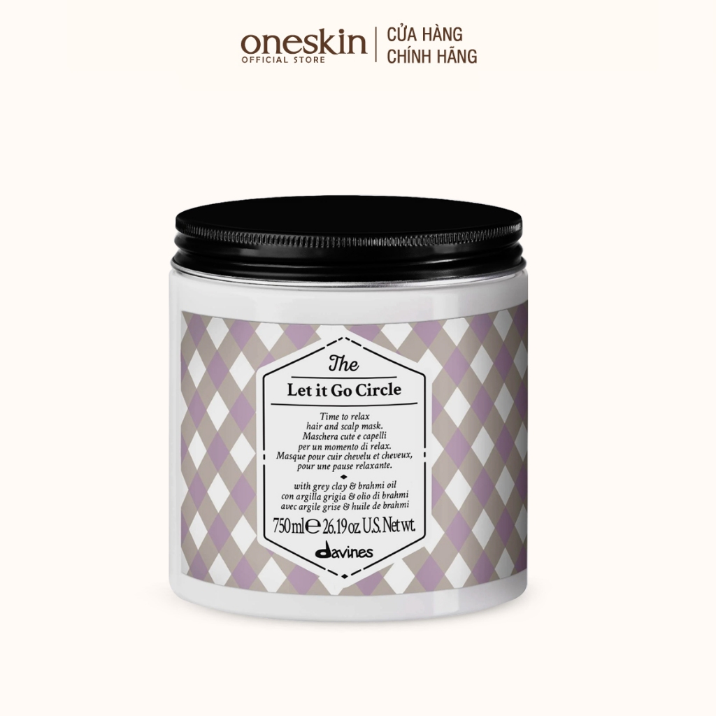 Mặt nạ Davines The Let It Go Circle giảm căng thẳng cho da đầu 750ML