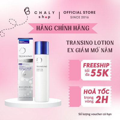 Nước hoa hồng Transino Whitening Clear Lotion EX sáng da mờ nám 150ml Nhật
