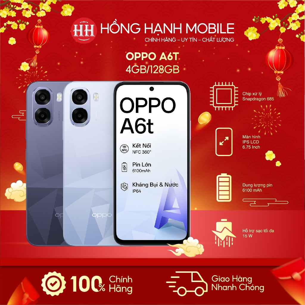 Điện Thoại Oppo A6t 4GB/128GB - Hàng Chính Hãng