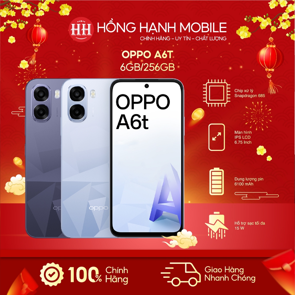 Điện Thoại Oppo A6t 6GB/256GB - Hàng Chính Hãng