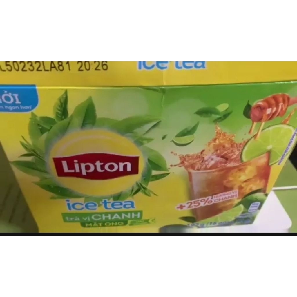 Combo 20 hộp trà chanh Lipton