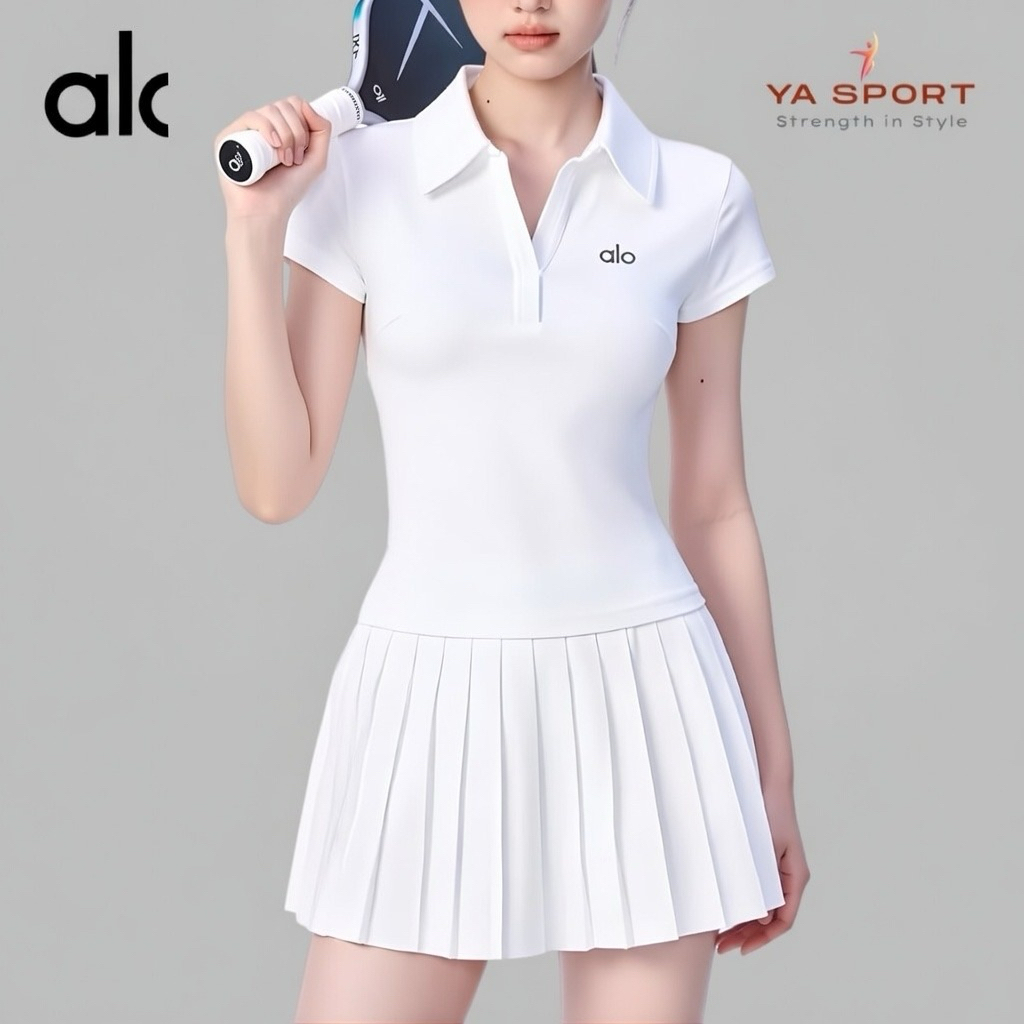 YASPORT- Set Váy Áo Pickleball Cao Cấp AL0 Xuất Mỹ