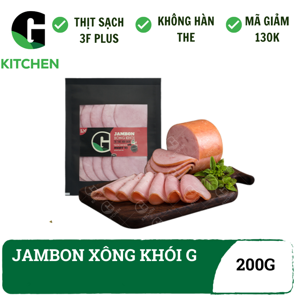 Jambon xông khói G Kitchen 200g