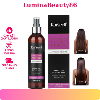 Xịt Dưỡng Tóc KARSEELL 300ML Gỡ Rối Siêu Tốc,Dưỡng Ẩm, Bảo Vệ Tóc 2 Lớp Trước Máy Sấy Và Tia UV