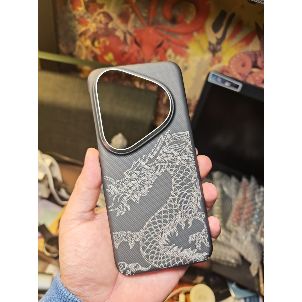 huawei pura 80 ultra ốp kevlar bản rồng giới hạn