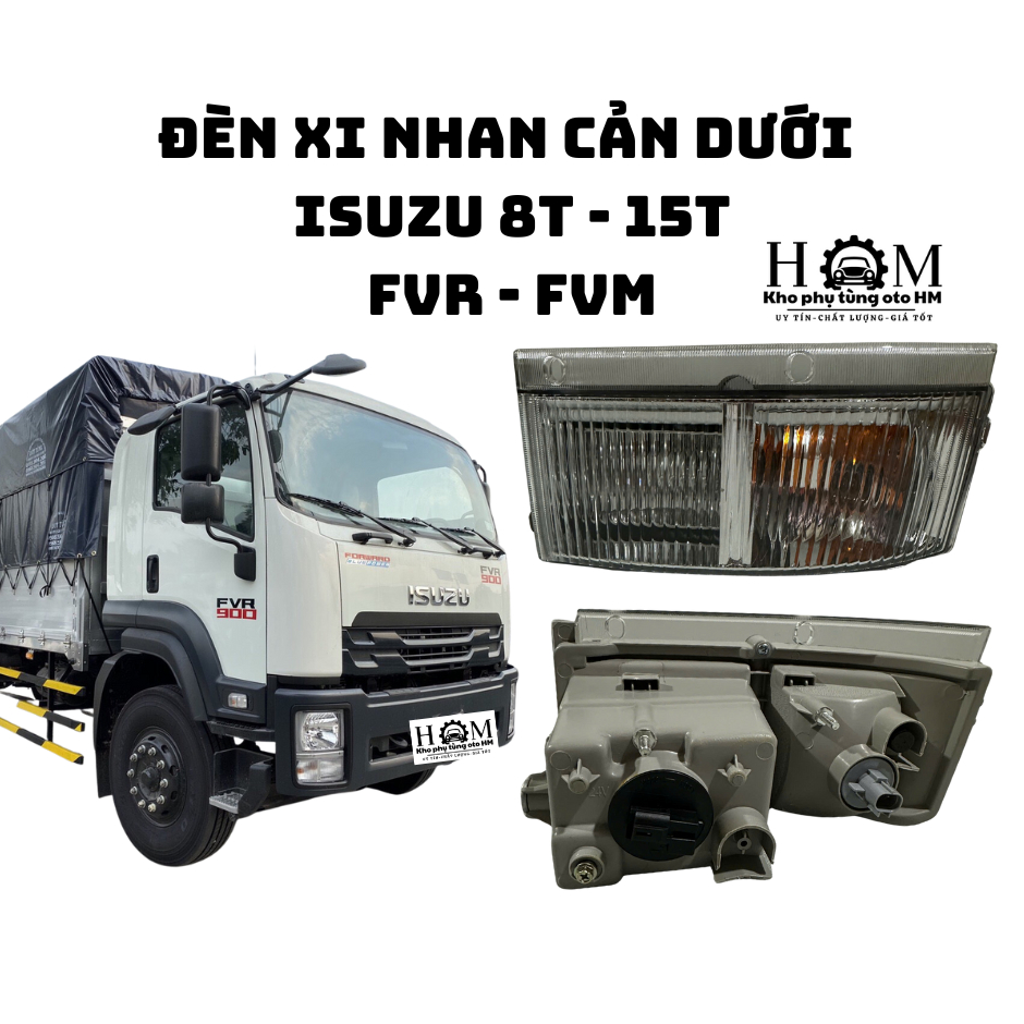 ĐÈN XI NHAN CẢN DƯỚI ISUZU 8T – 15T (FVR 900 / FVM1500)