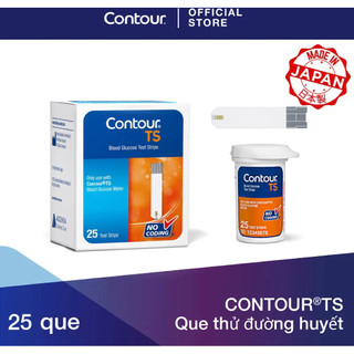 QUE THỬ ĐƯỜNG HUYẾT CONTOUR plus 25-50 date 10/2027