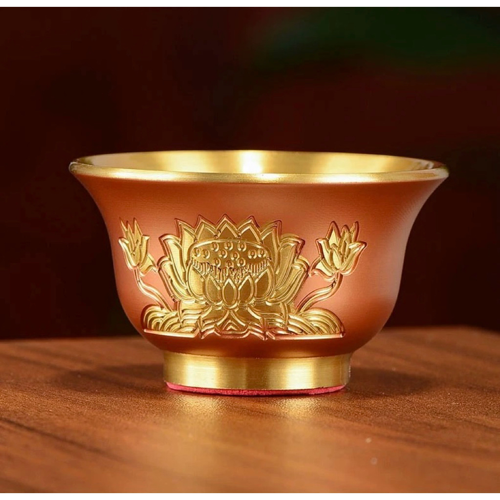 Ly Cúng, Chung Nước Cúng Phật bằng đồng hoa sen