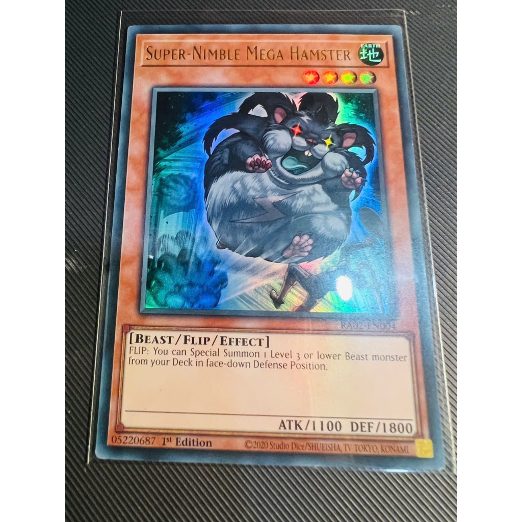 Thẻ bài Yugioh: Super-Nimble Mega Hamster - RA02-EN004 - Ultra Rare