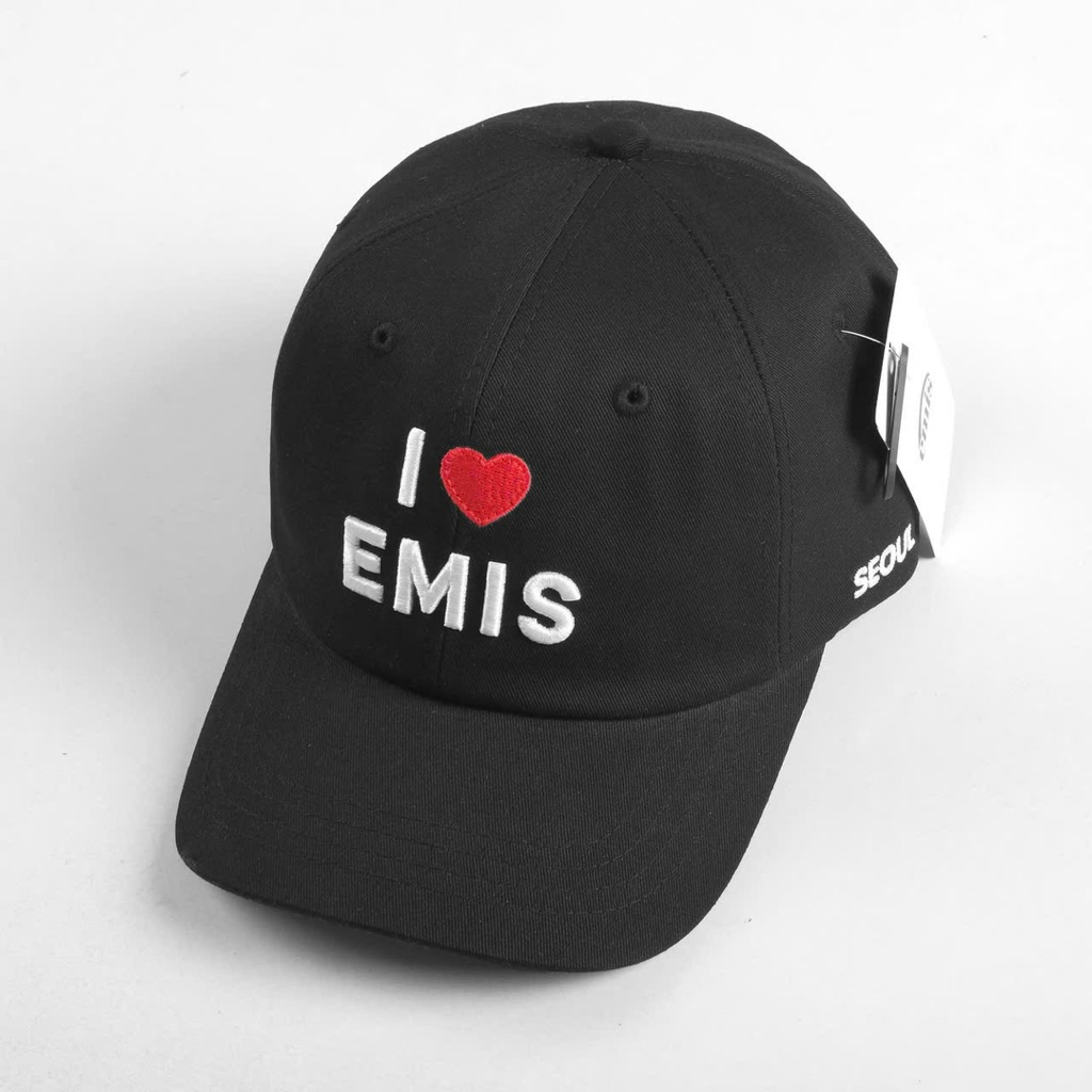 Mũ lưỡi trai, nón kết I LOVE EMIS chất liệu vải logo thêu cực đẹp