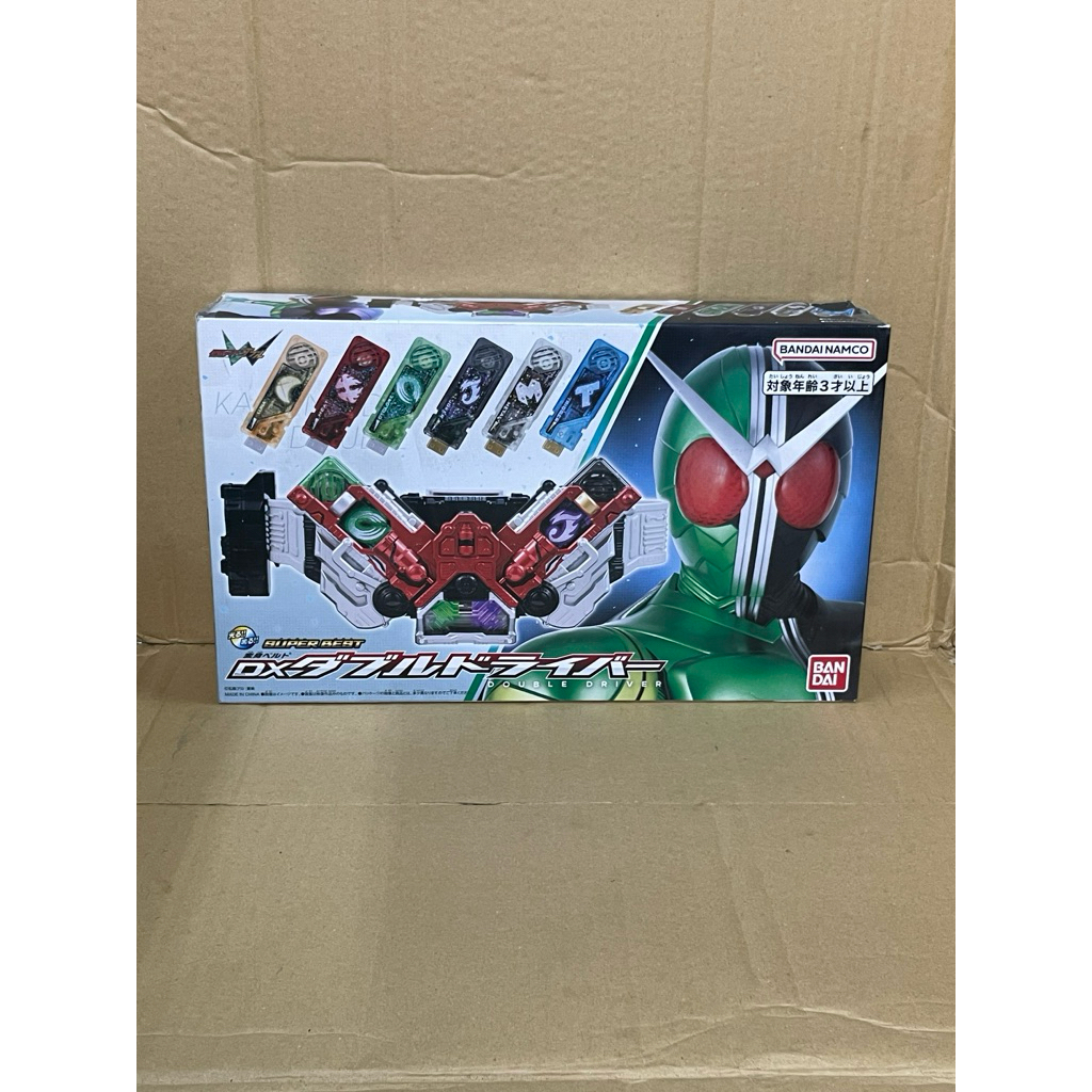 ĐỒ CHƠI THẮT LƯNG DX W DRIVER, GAIA MEMORY CHÍNH HÃNG BANDAI KAMEN RIDER DOUBLE