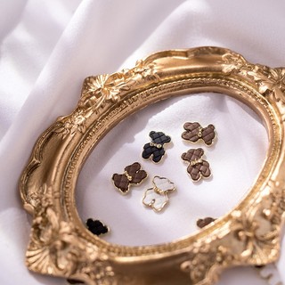 Set 5 Charm Gấu Vintage Cổ Điển Đính Móng – Phụ Kiện Nail Phong Cách Sang Trọng